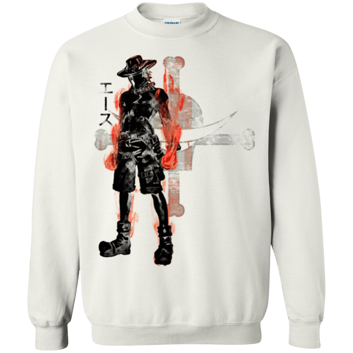 Sweatshirts White / Small Fire fist Crewneck Sweatshirt