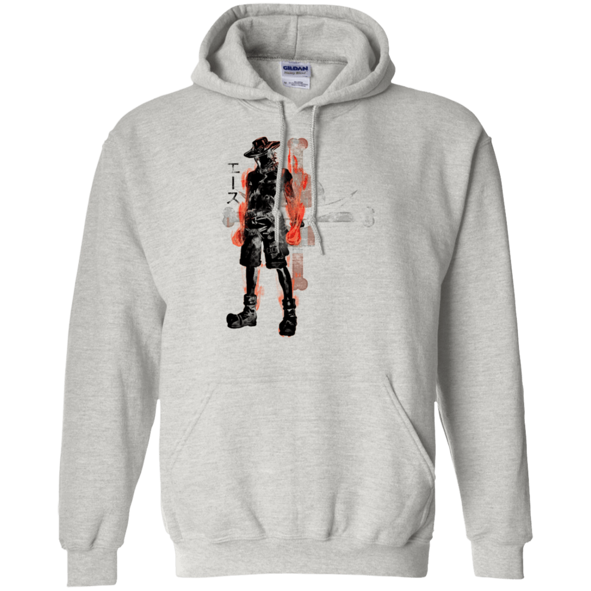 Sweatshirts Ash / Small Fire fist Pullover Hoodie