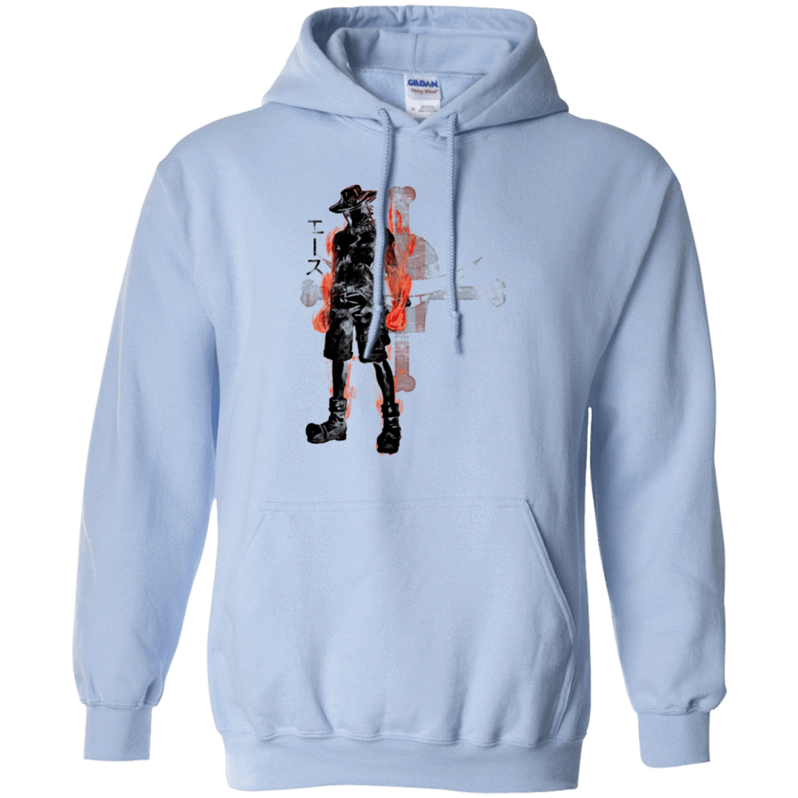 Sweatshirts Light Blue / Small Fire fist Pullover Hoodie