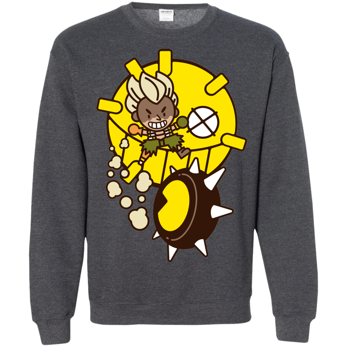 Sweatshirts Dark Heather / S Fire in the Hole Crewneck Sweatshirt