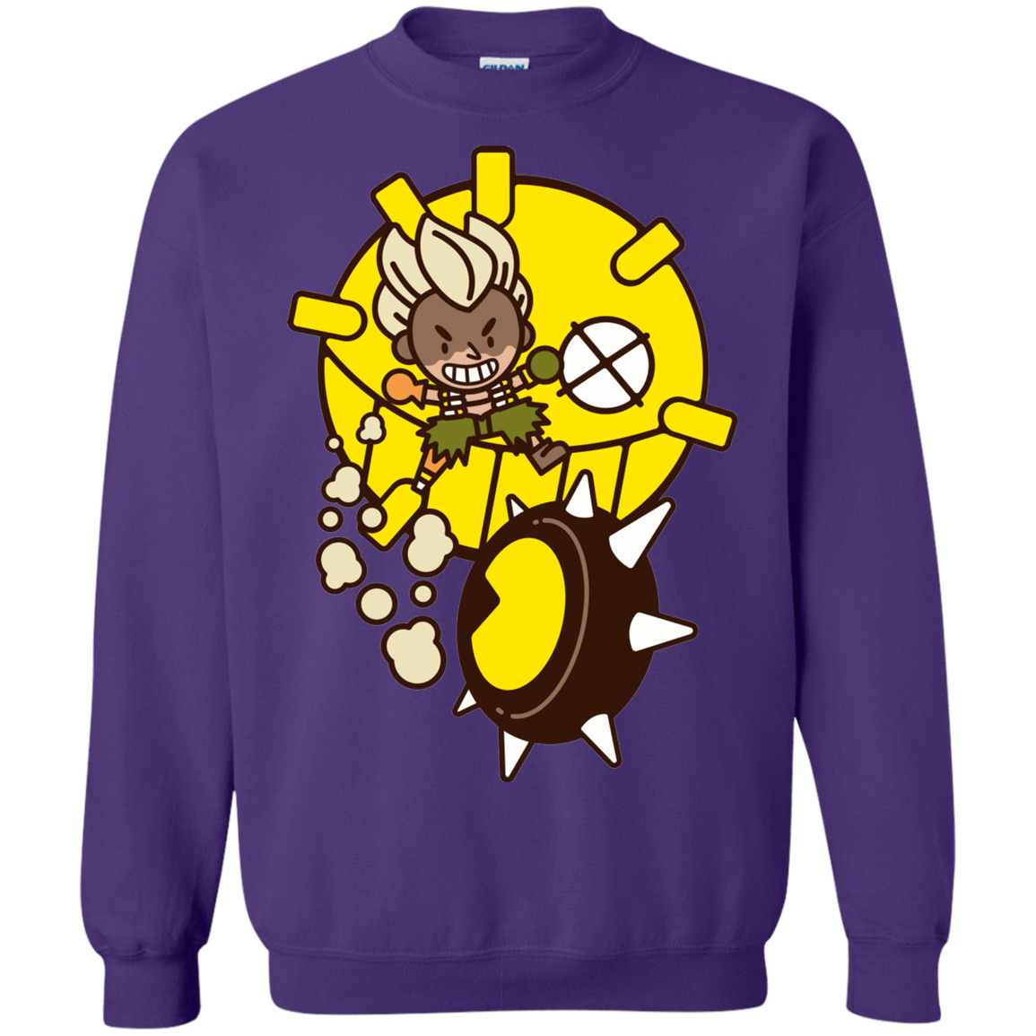 Sweatshirts Purple / S Fire in the Hole Crewneck Sweatshirt