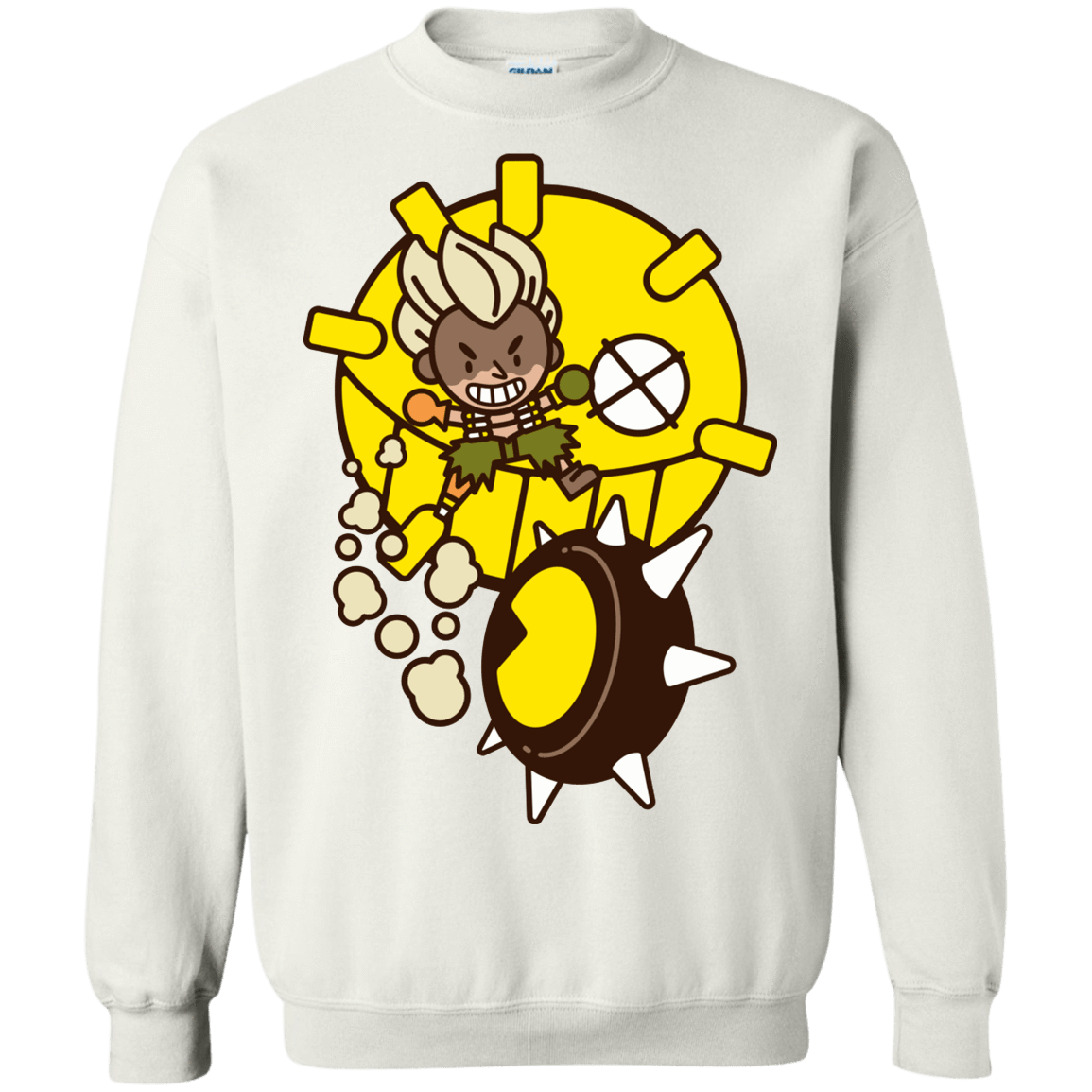 Sweatshirts White / S Fire in the Hole Crewneck Sweatshirt