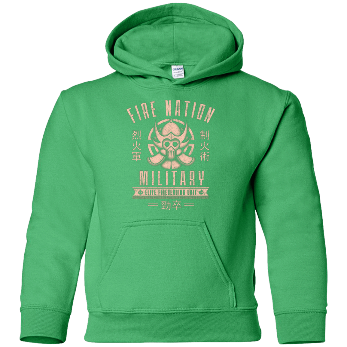 Sweatshirts Irish Green / YS Fire is Fierce Youth Hoodie