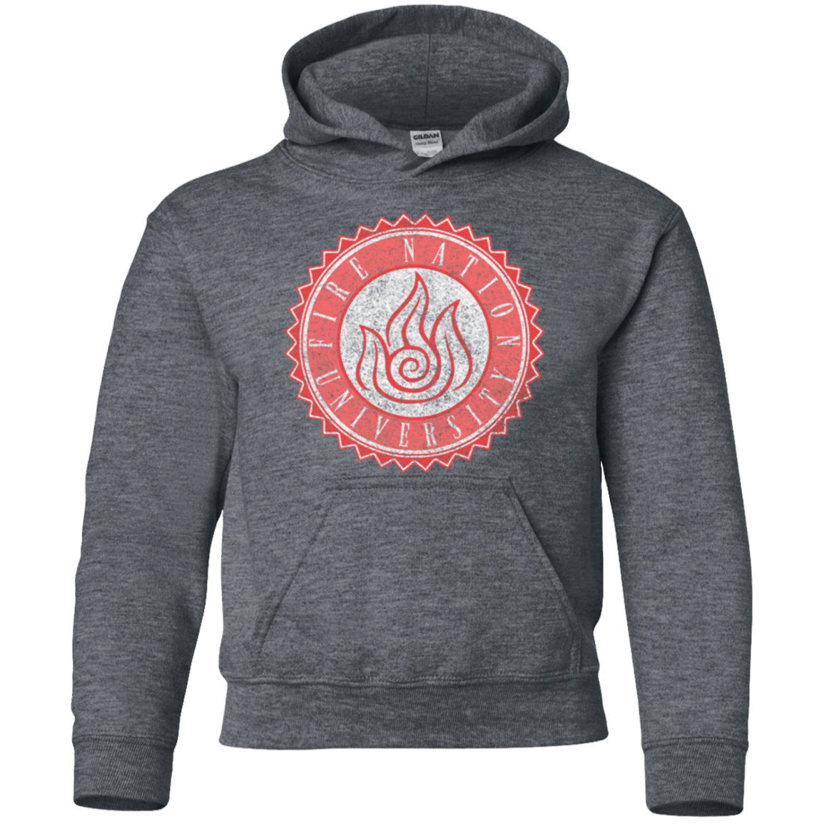 Sweatshirts Dark Heather / YS Fire Nation Univeristy Youth Hoodie