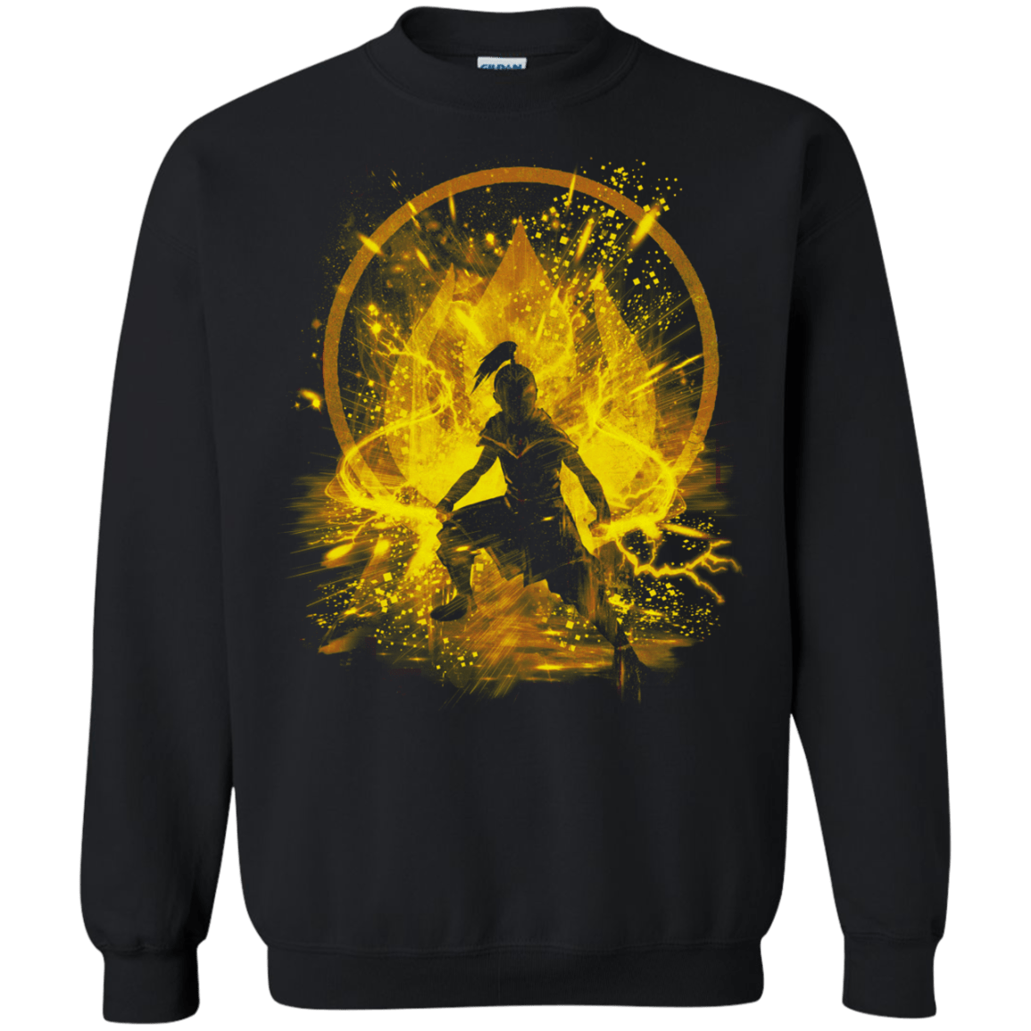 Sweatshirts Black / S Fire Prince Crewneck Sweatshirt