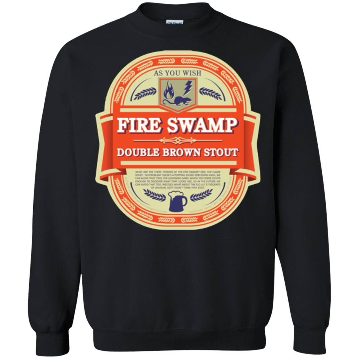 Sweatshirts Black / Small Fire Swamp Ale Crewneck Sweatshirt