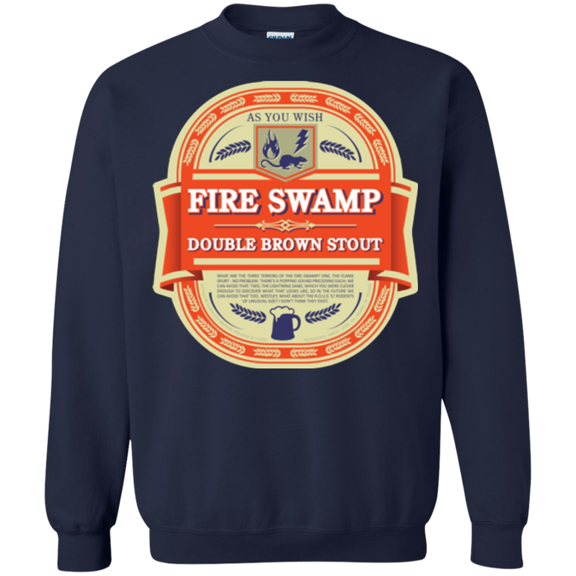 Sweatshirts Navy / Small Fire Swamp Ale Crewneck Sweatshirt