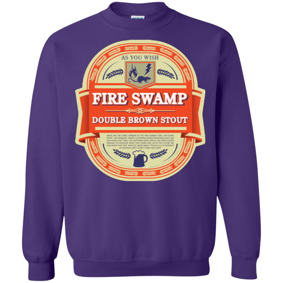 Sweatshirts Purple / Small Fire Swamp Ale Crewneck Sweatshirt