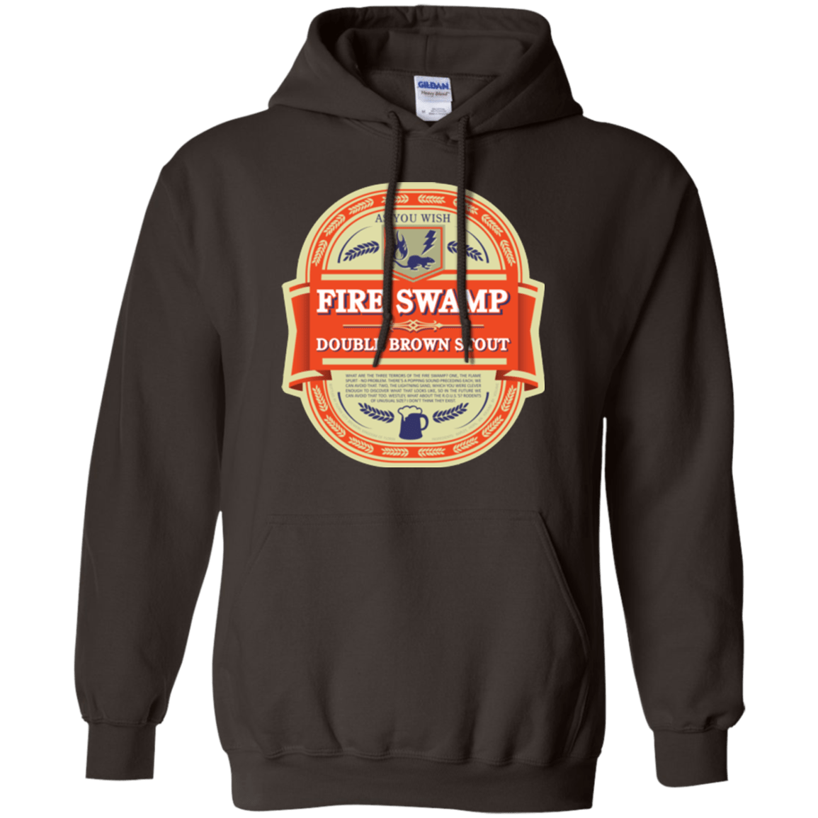 Sweatshirts Dark Chocolate / Small Fire Swamp Ale Pullover Hoodie