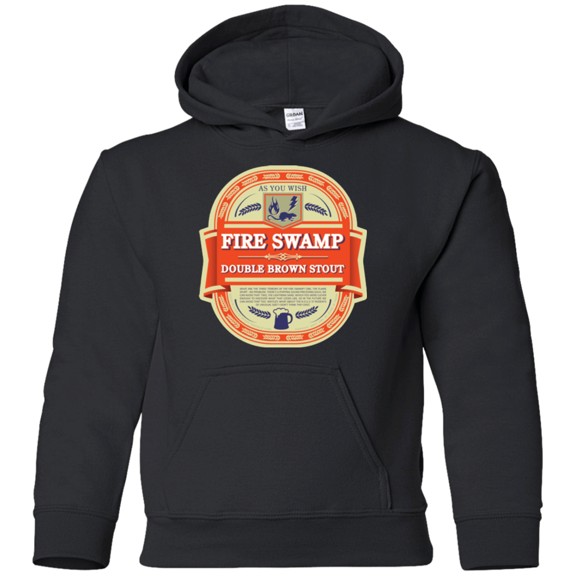 Sweatshirts Black / YS Fire Swamp Ale Youth Hoodie