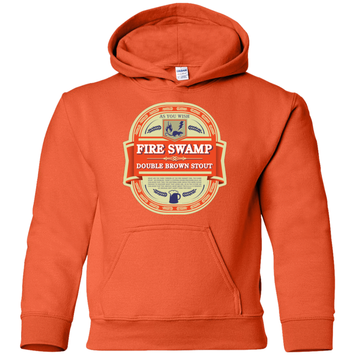 Sweatshirts Orange / YS Fire Swamp Ale Youth Hoodie