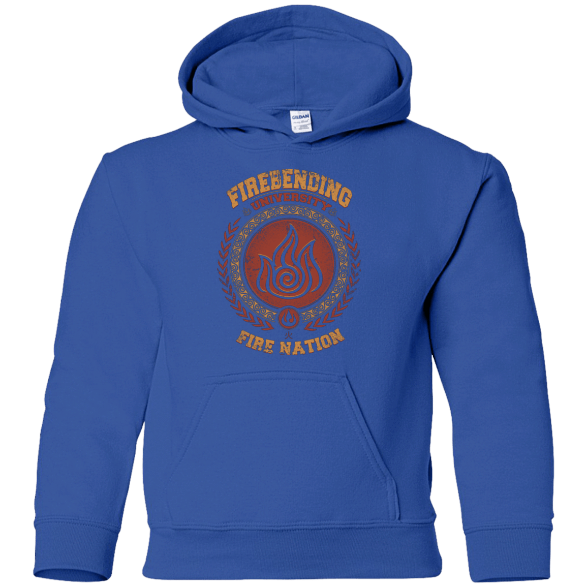 Sweatshirts Royal / YS Firebending university Youth Hoodie