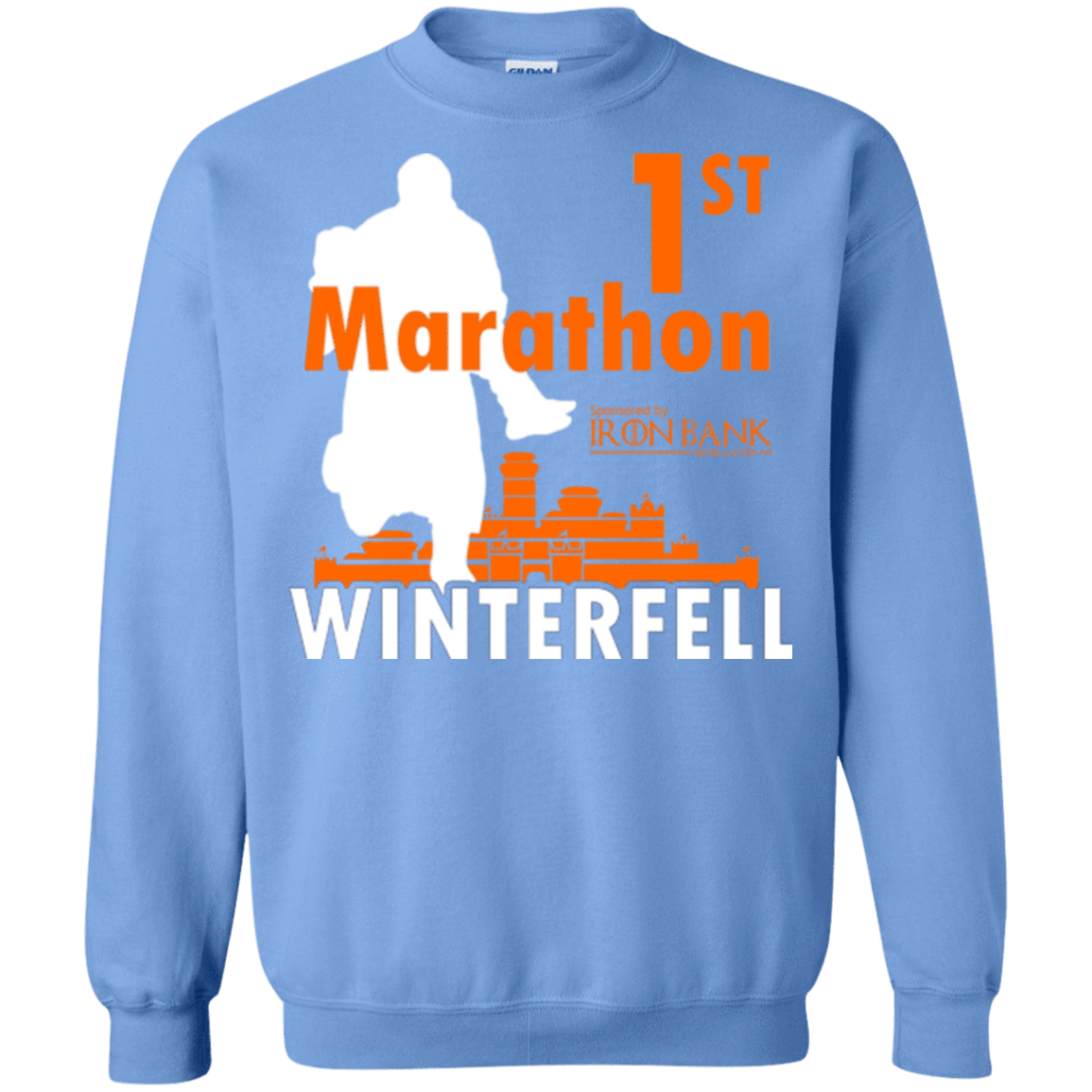 Sweatshirts Carolina Blue / Small First marathon Crewneck Sweatshirt
