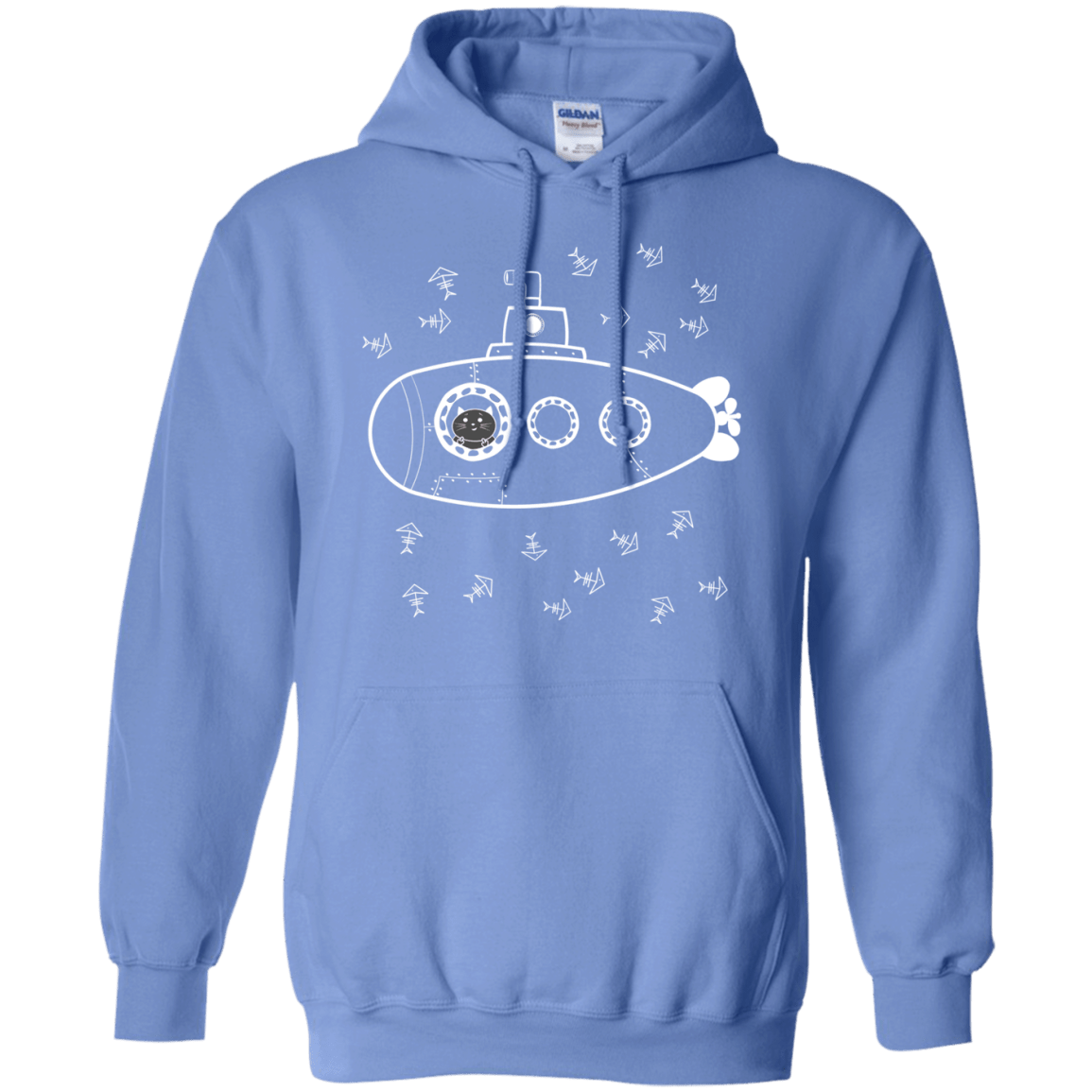 Sweatshirts Carolina Blue / S Fish Watching Pullover Hoodie