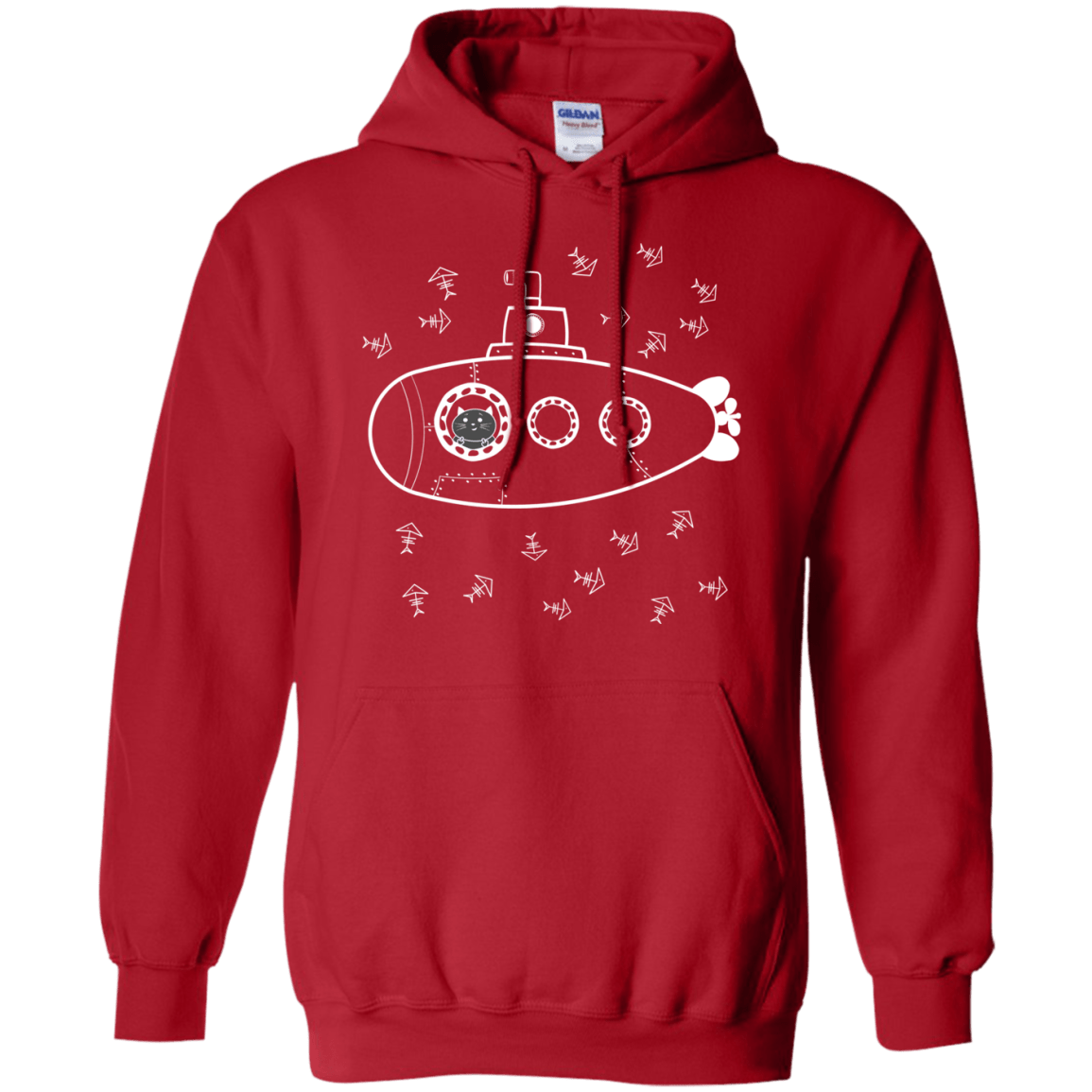 Sweatshirts Red / S Fish Watching Pullover Hoodie