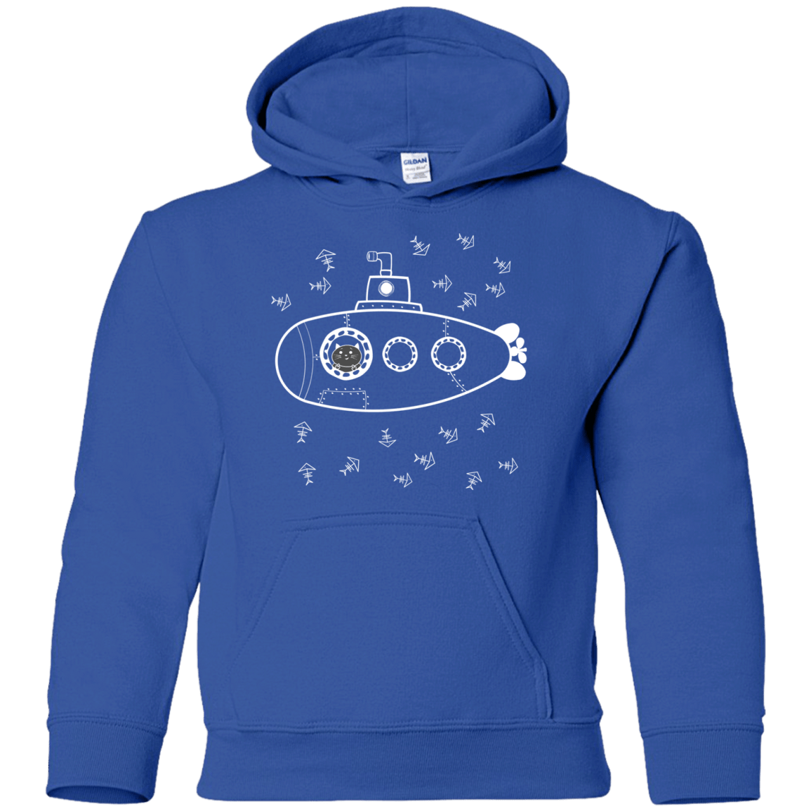 Sweatshirts Royal / YS Fish Watching Youth Hoodie