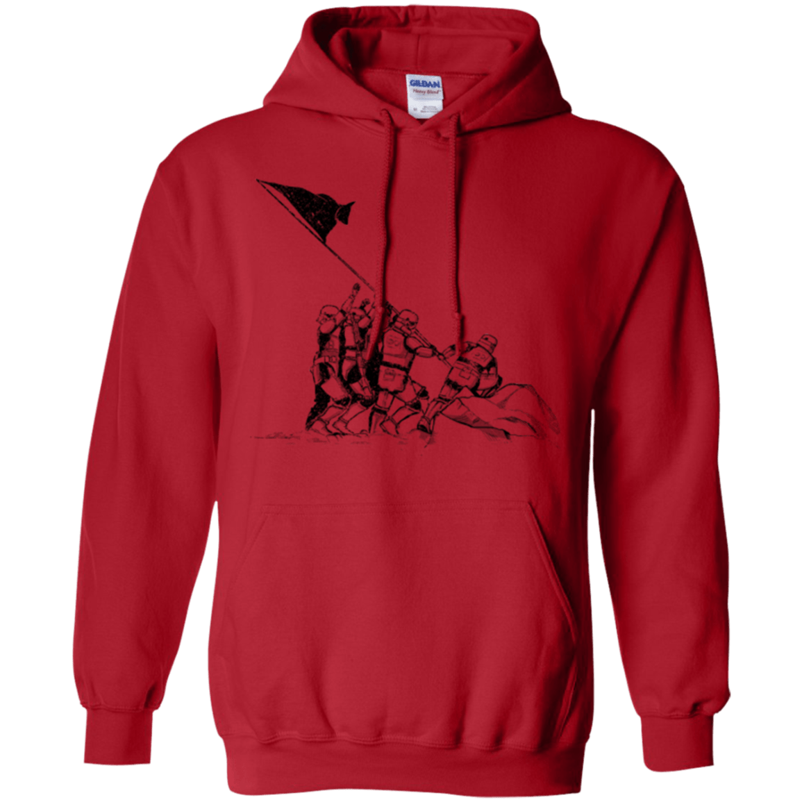 Sweatshirts Red / S Flags Of Our Emperor Pullover Hoodie