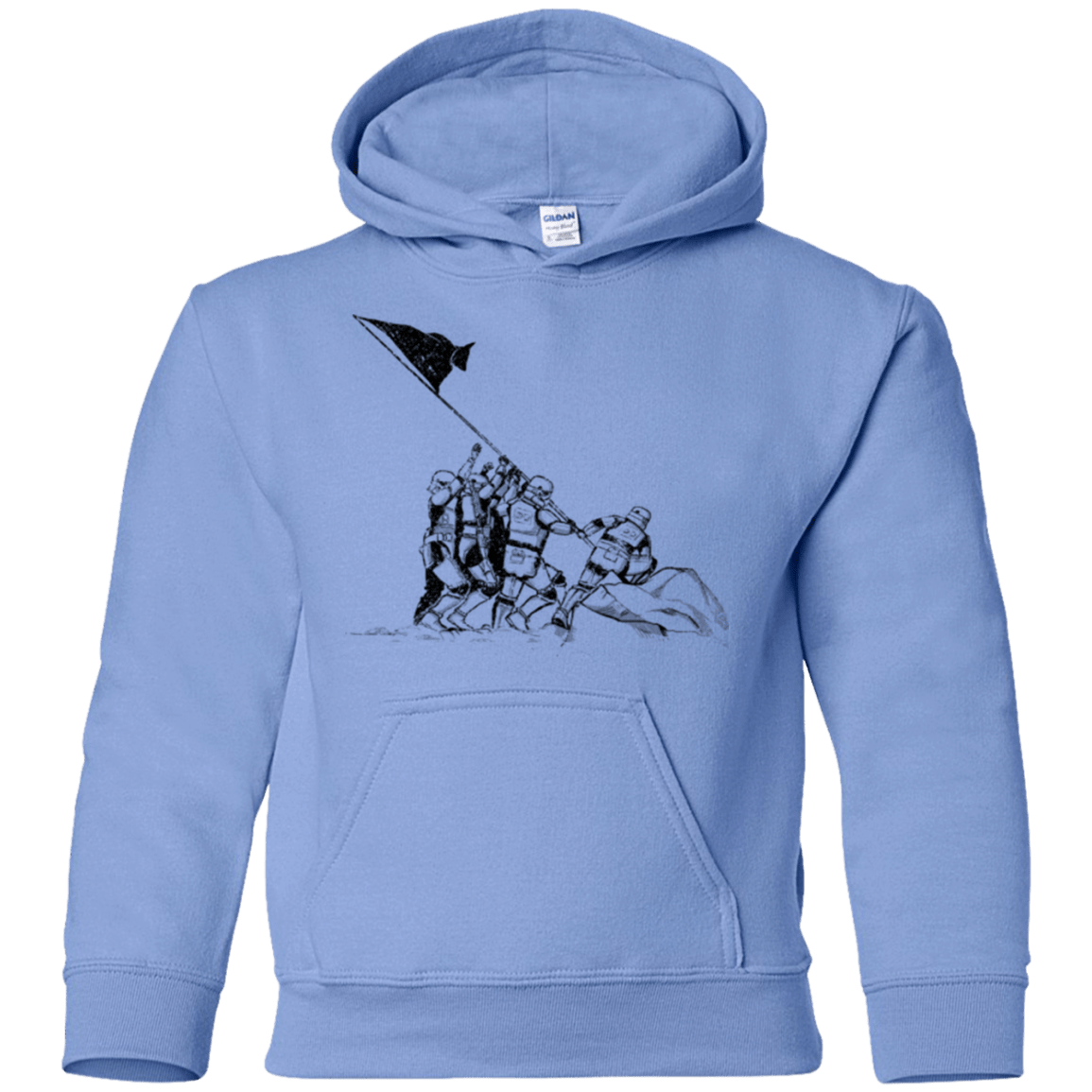 Sweatshirts Carolina Blue / YS Flags Of Our Emperor Youth Hoodie