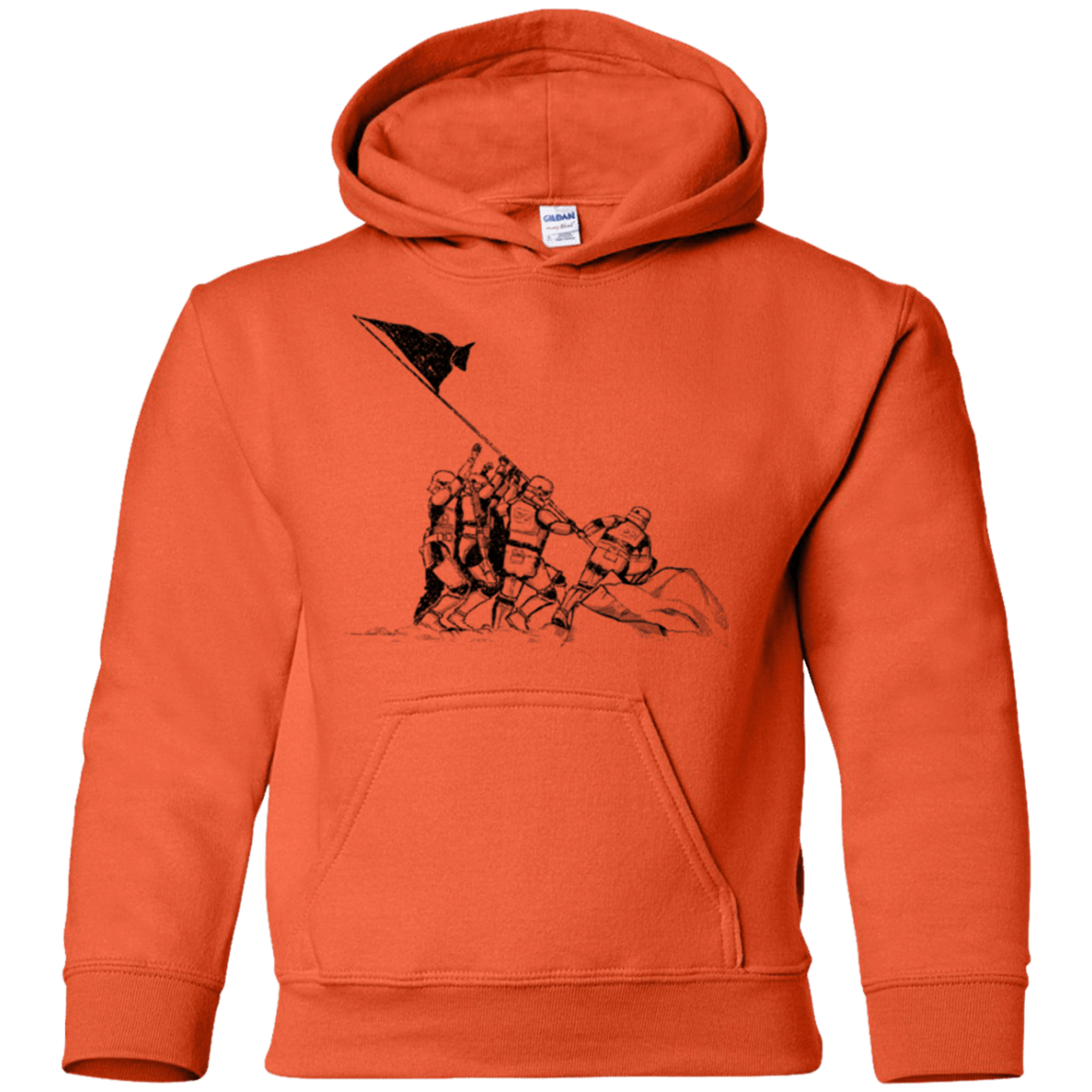 Sweatshirts Orange / YS Flags Of Our Emperor Youth Hoodie