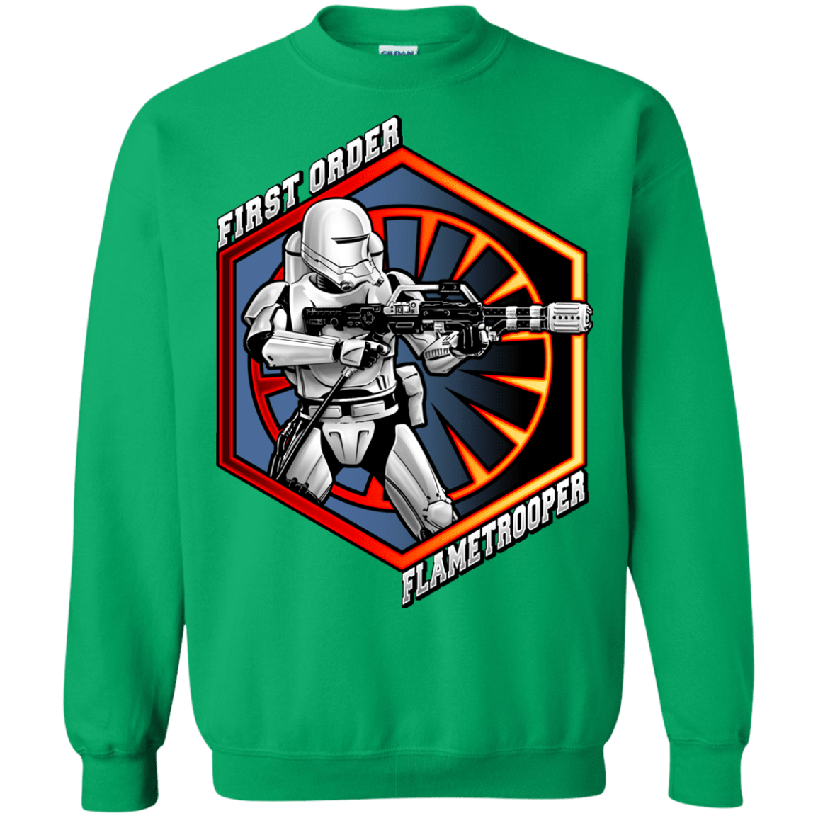 Sweatshirts Irish Green / Small Flametrooper Crewneck Sweatshirt