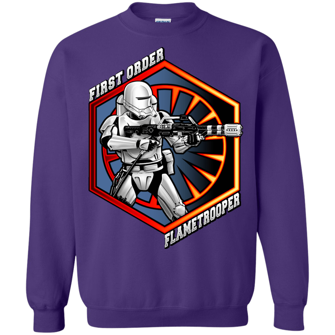 Sweatshirts Purple / Small Flametrooper Crewneck Sweatshirt