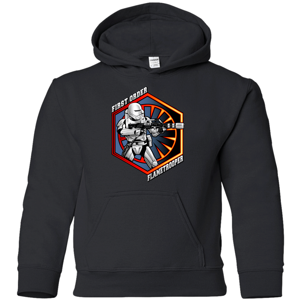 Sweatshirts Black / YS Flametrooper Youth Hoodie