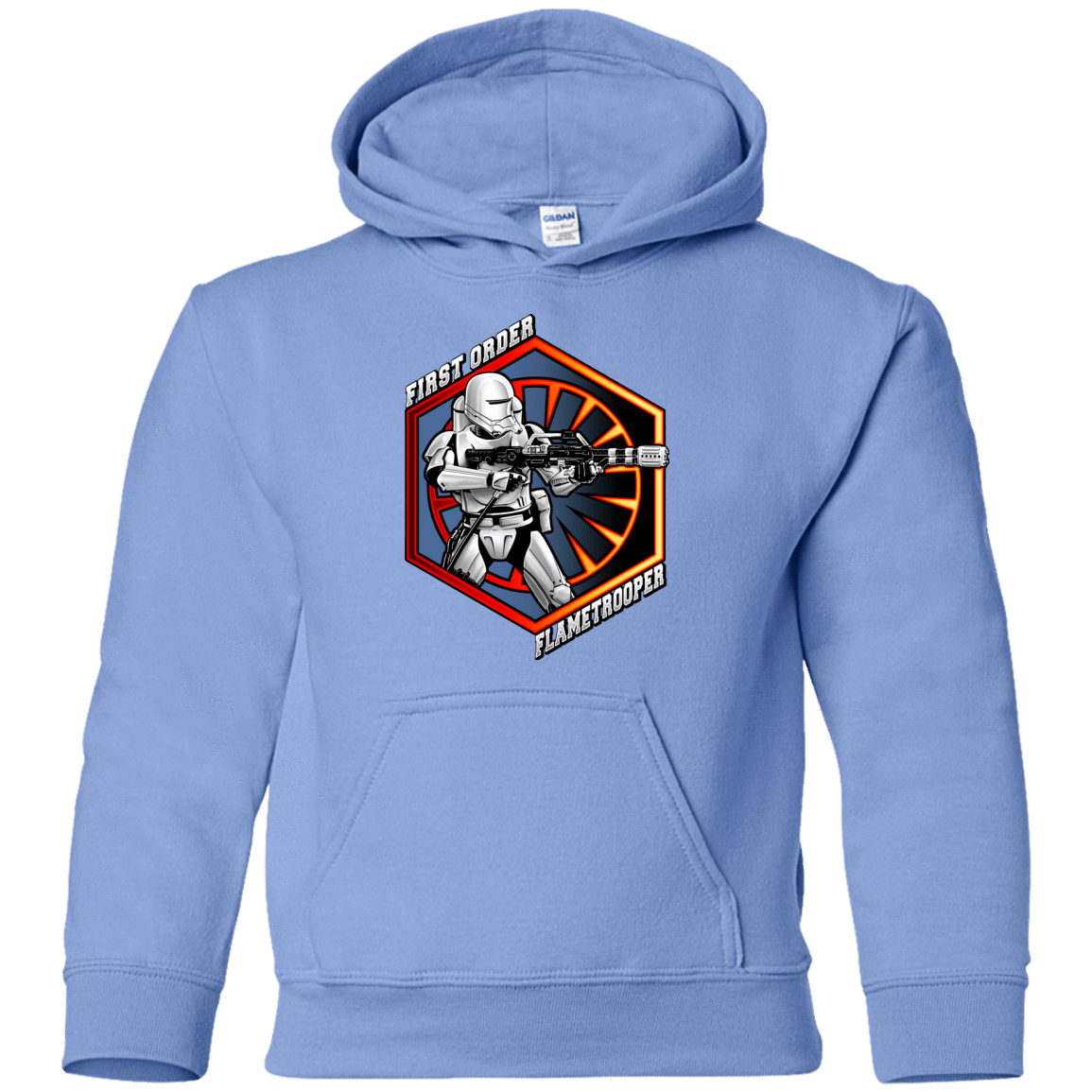Sweatshirts Carolina Blue / YS Flametrooper Youth Hoodie