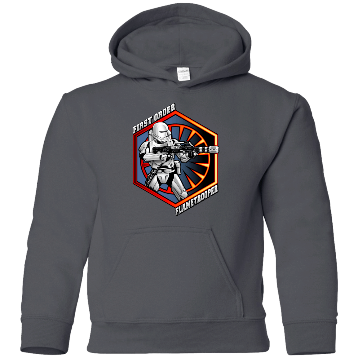Sweatshirts Charcoal / YS Flametrooper Youth Hoodie