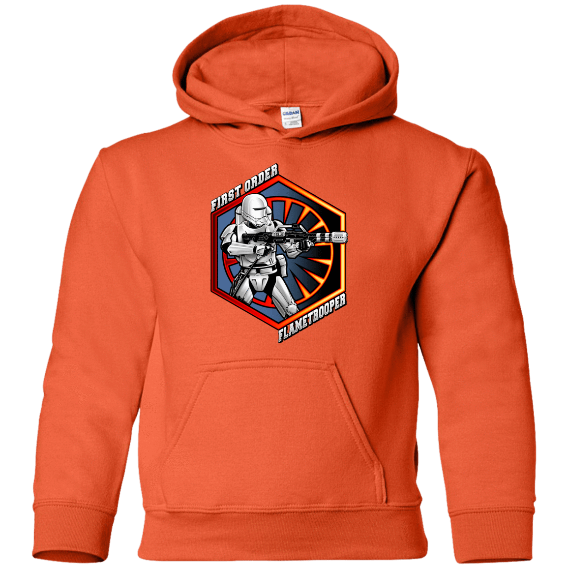 Sweatshirts Orange / YS Flametrooper Youth Hoodie