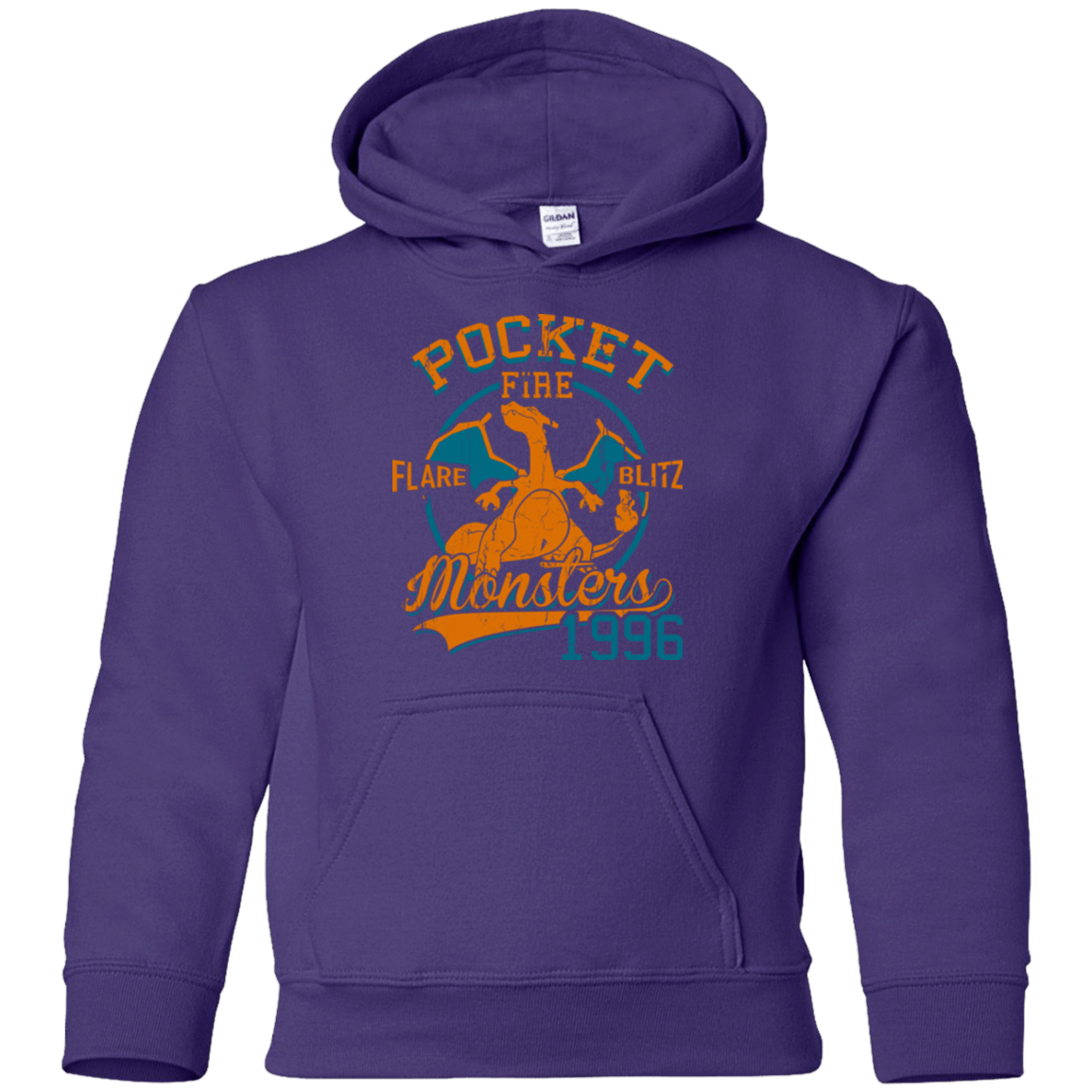 Sweatshirts Purple / YS FLARE BLITZ Youth Hoodie