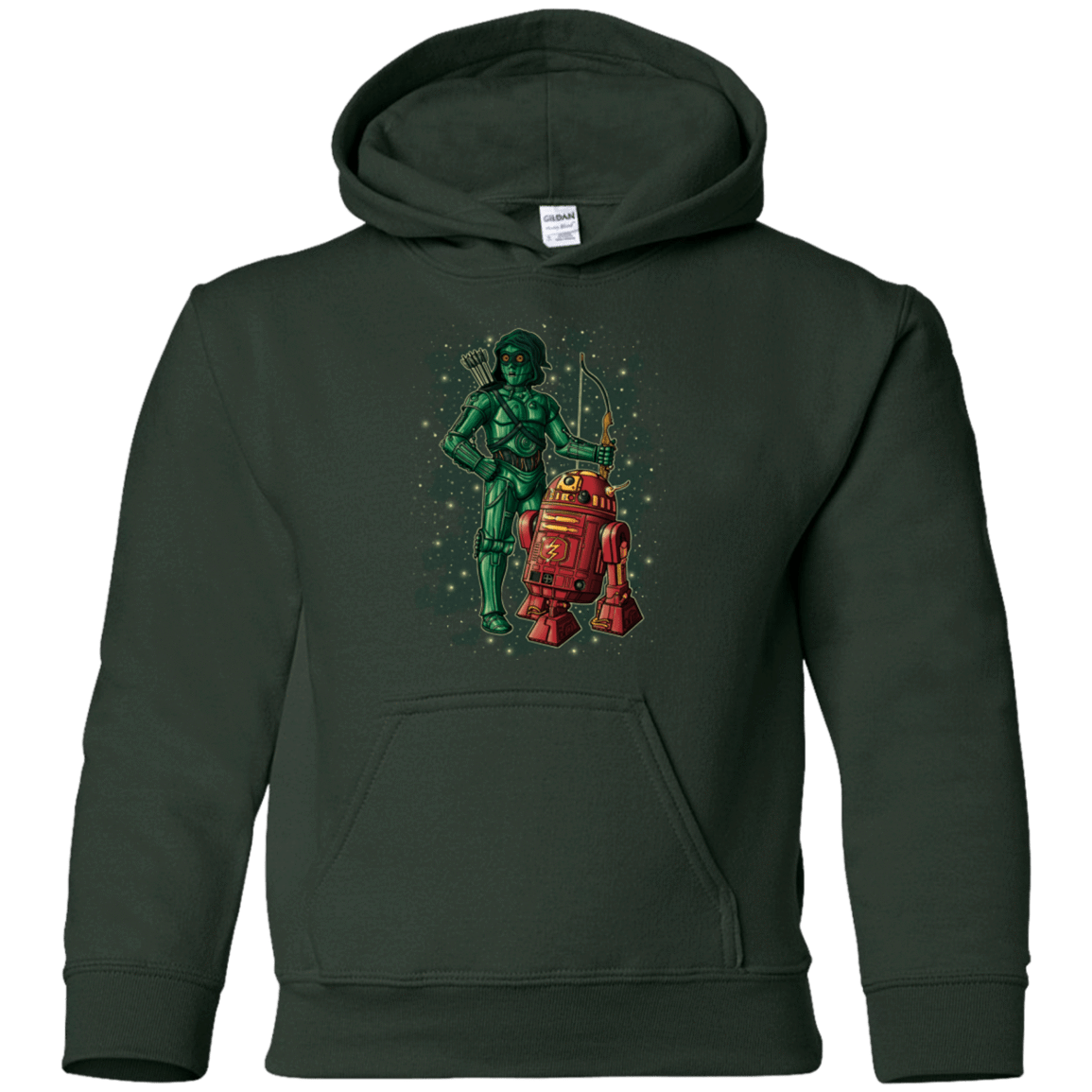 Sweatshirts Forest Green / YS Flash and Arrow Youth Hoodie