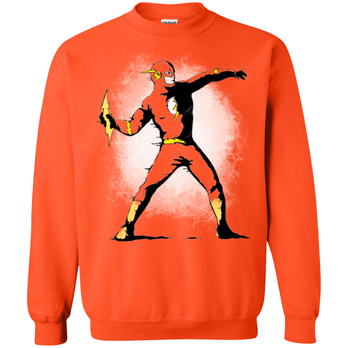 Sweatshirts Orange / Small Flashsy Crewneck Sweatshirt