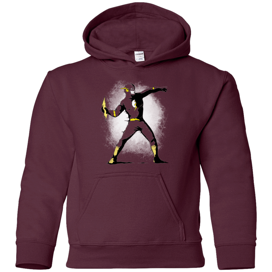 Sweatshirts Maroon / YS Flashsy Youth Hoodie