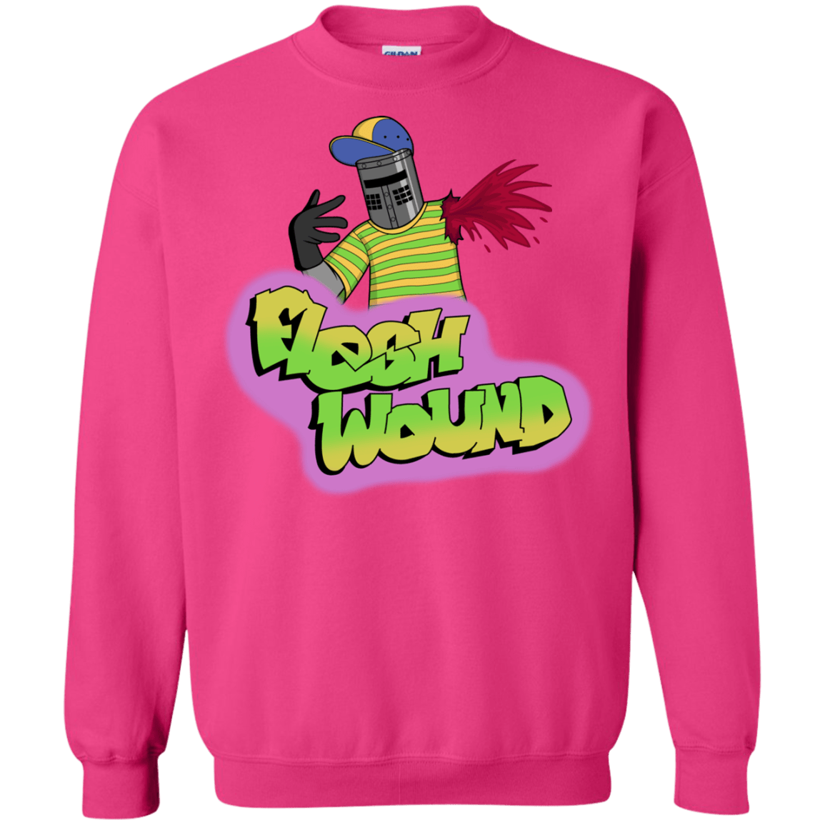 Sweatshirts Heliconia / S Flesh Wound Crewneck Sweatshirt