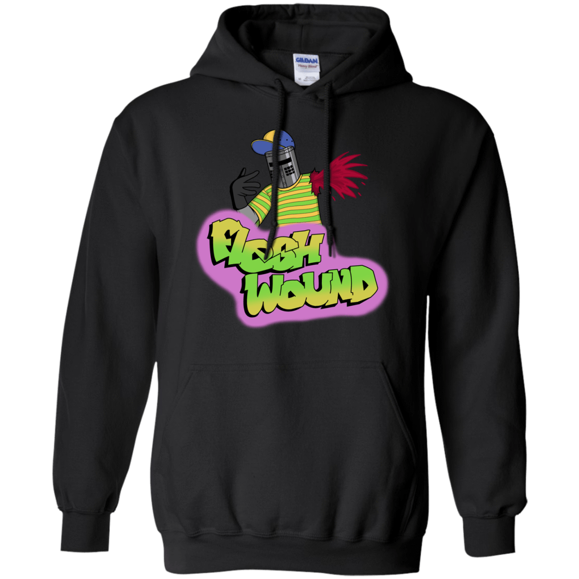 Sweatshirts Black / S Flesh Wound Hoodie