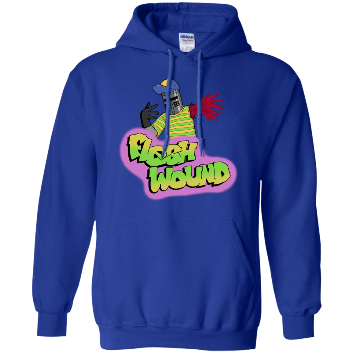 Sweatshirts Royal / S Flesh Wound Hoodie