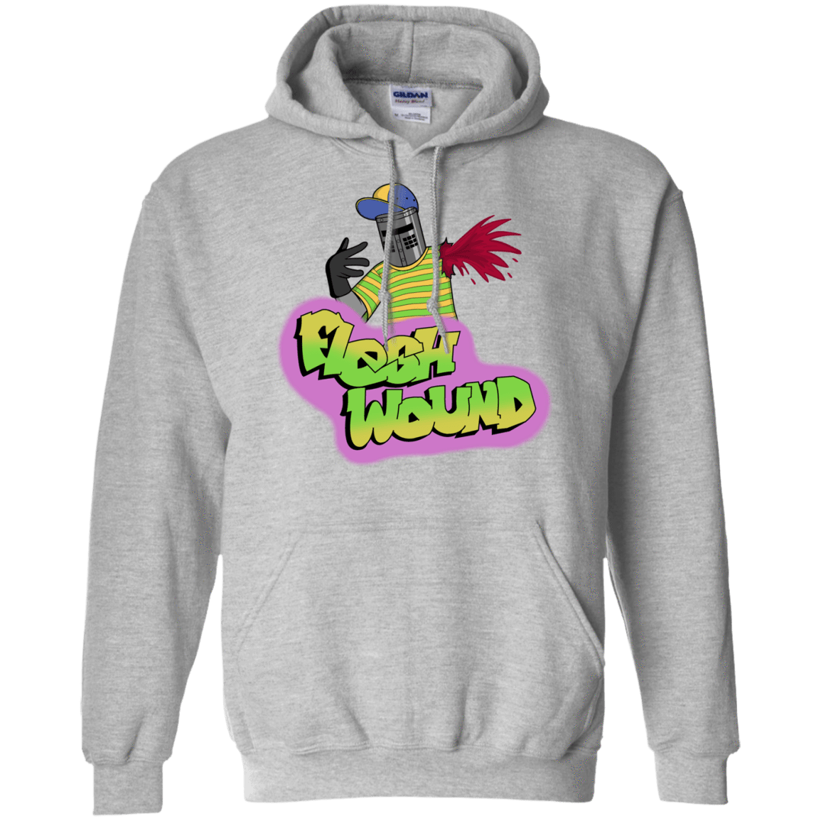 Sweatshirts Sport Grey / S Flesh Wound Hoodie