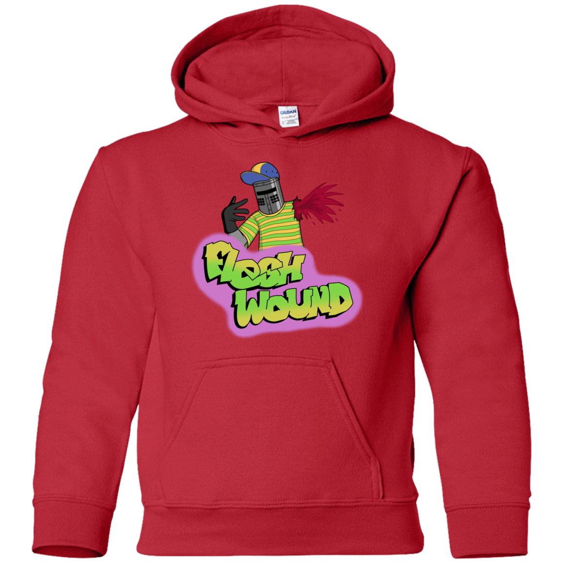 Sweatshirts Red / YS Flesh Wound Youth Hoodie