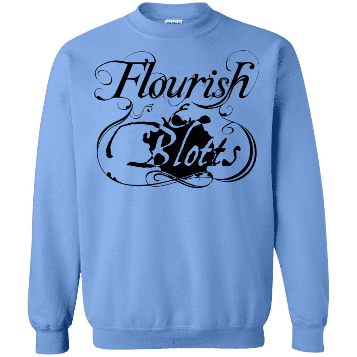 Sweatshirts Carolina Blue / S Flourish and Blotts of Diagon Alley Crewneck Sweatshirt