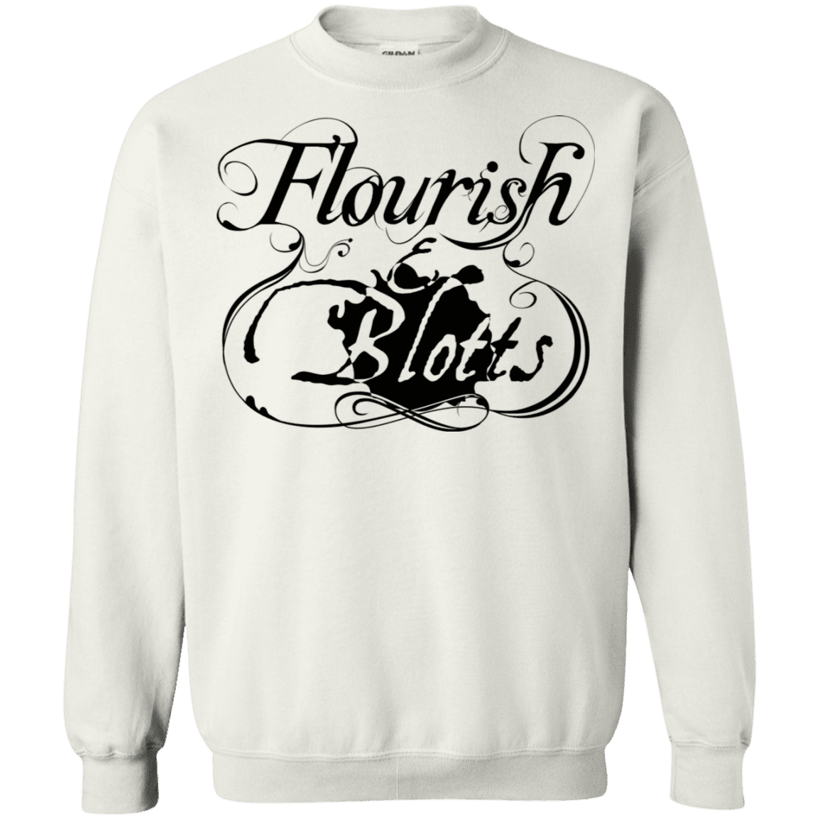 Sweatshirts White / S Flourish and Blotts of Diagon Alley Crewneck Sweatshirt