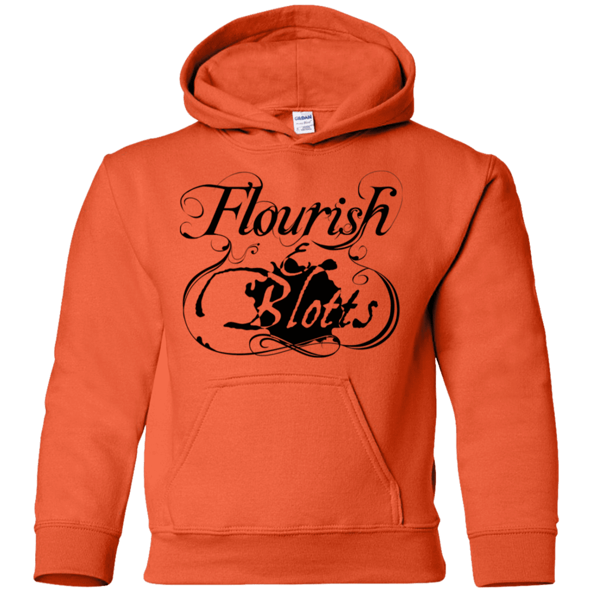 Sweatshirts Orange / YS Flourish and Blotts of Diagon Alley Youth Hoodie
