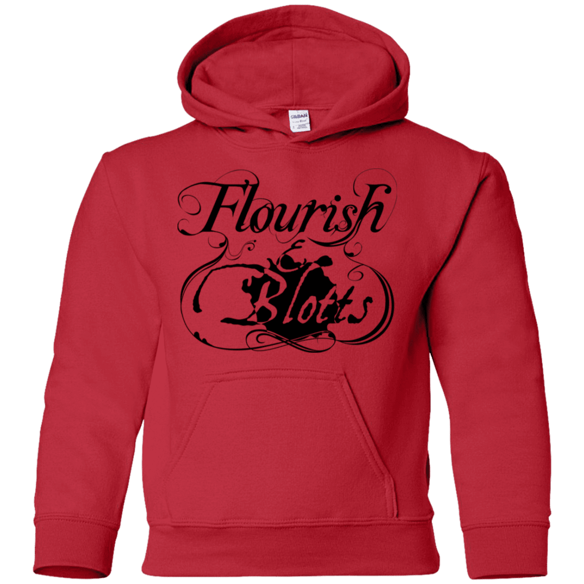 Sweatshirts Red / YS Flourish and Blotts of Diagon Alley Youth Hoodie