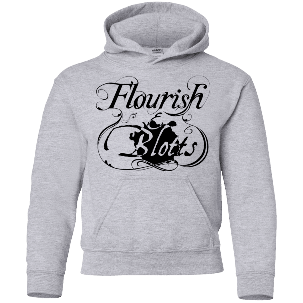 Sweatshirts Sport Grey / YS Flourish and Blotts of Diagon Alley Youth Hoodie