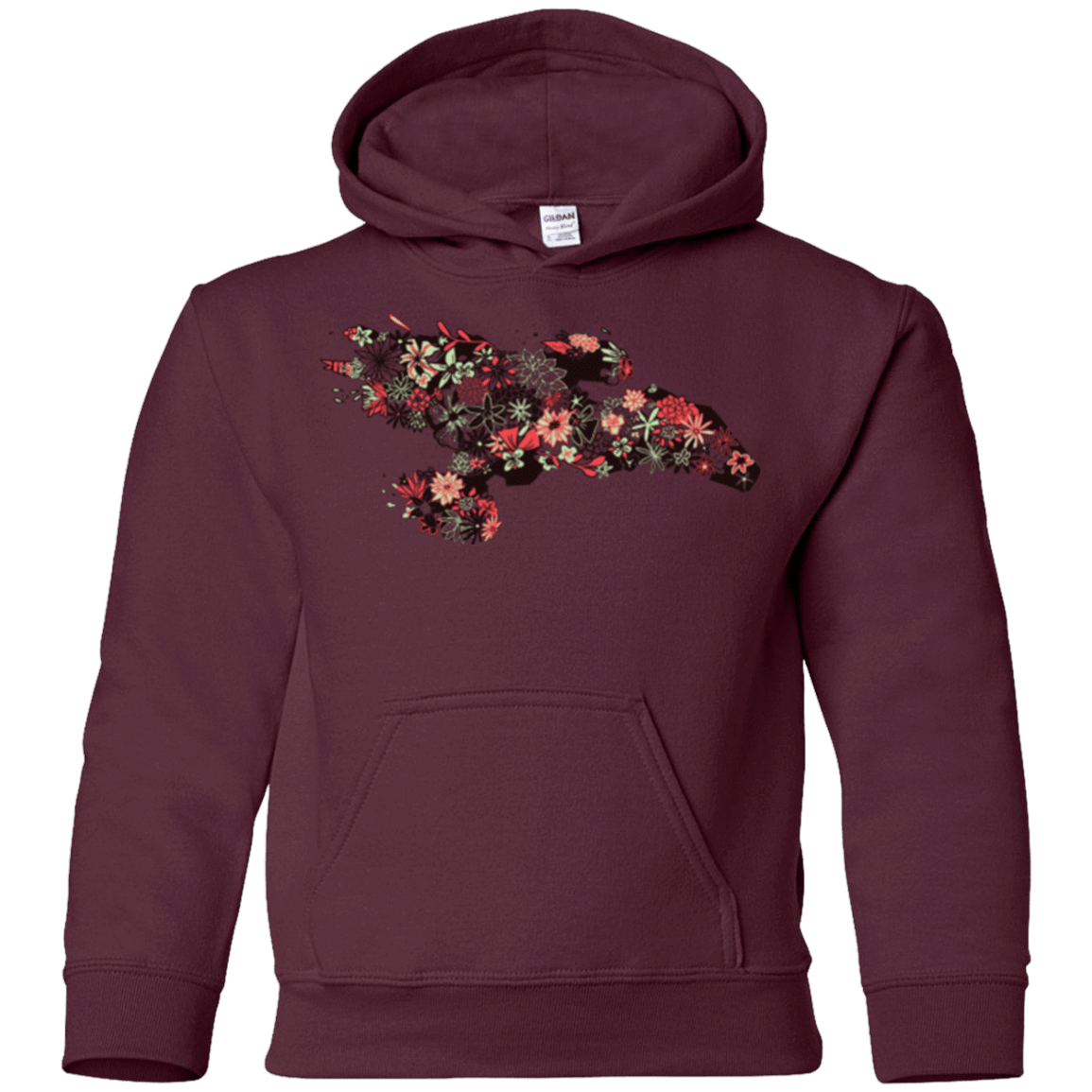 Sweatshirts Maroon / YS Flowerfly Youth Hoodie