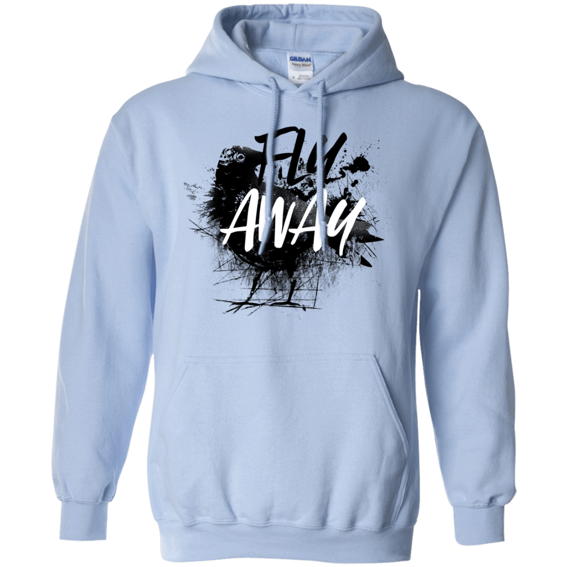 Sweatshirts Light Blue / S Fly Away Pullover Hoodie