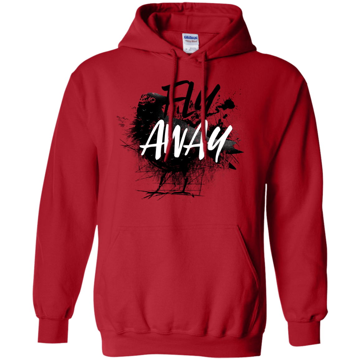 Sweatshirts Red / S Fly Away Pullover Hoodie