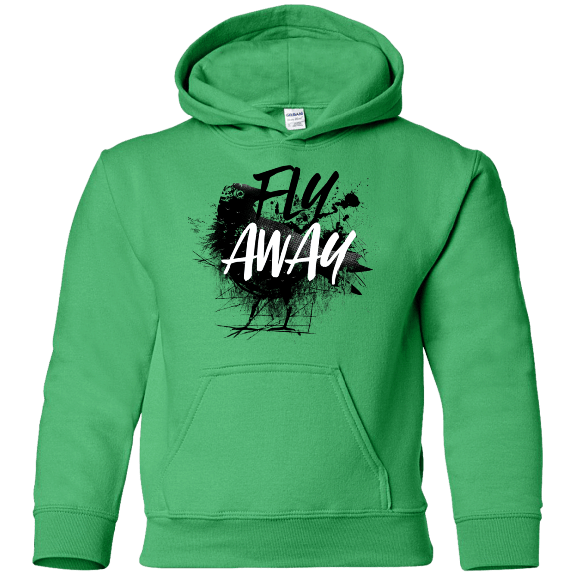 Sweatshirts Irish Green / YS Fly Away Youth Hoodie
