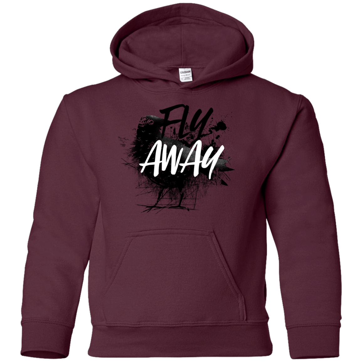 Sweatshirts Maroon / YS Fly Away Youth Hoodie
