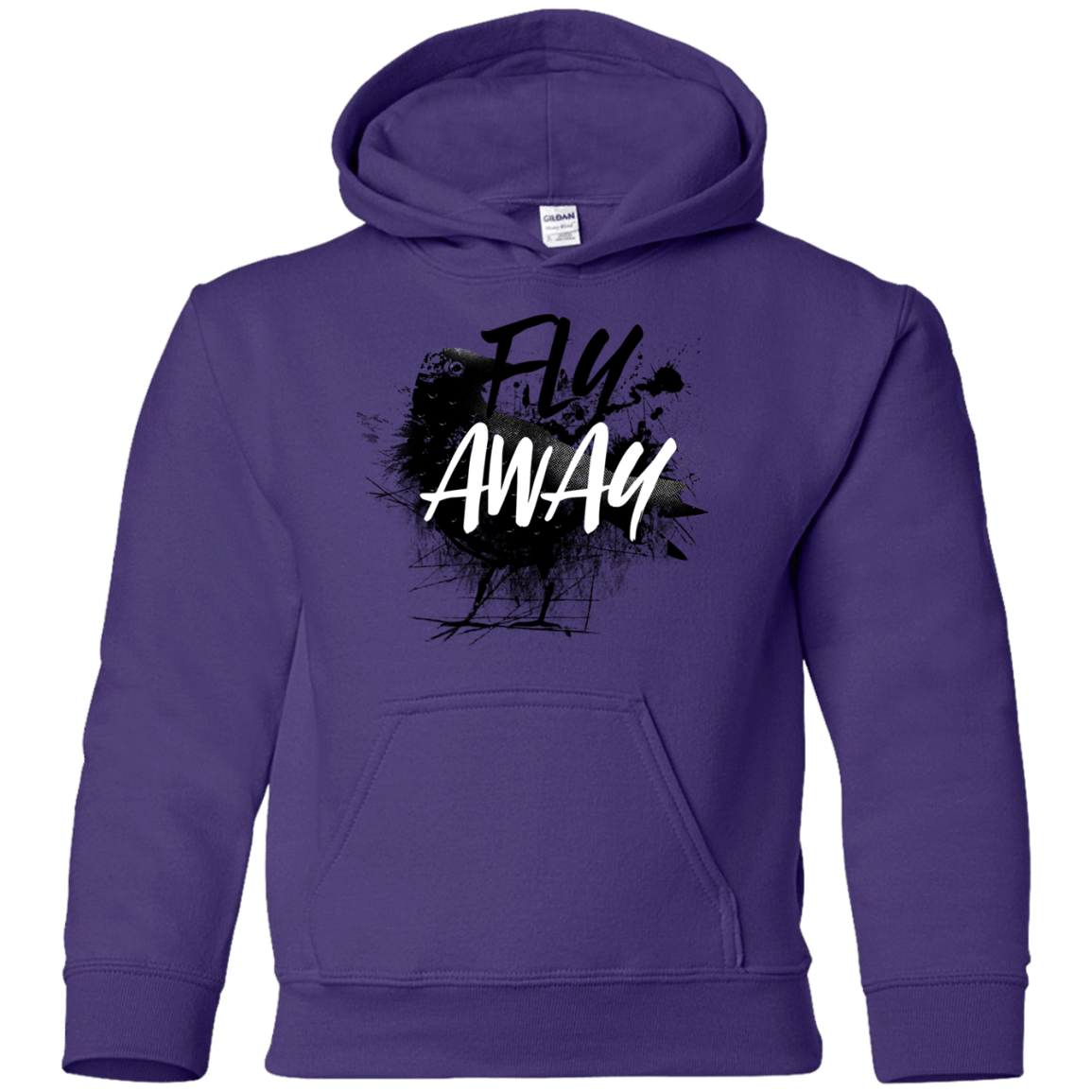 Sweatshirts Purple / YS Fly Away Youth Hoodie
