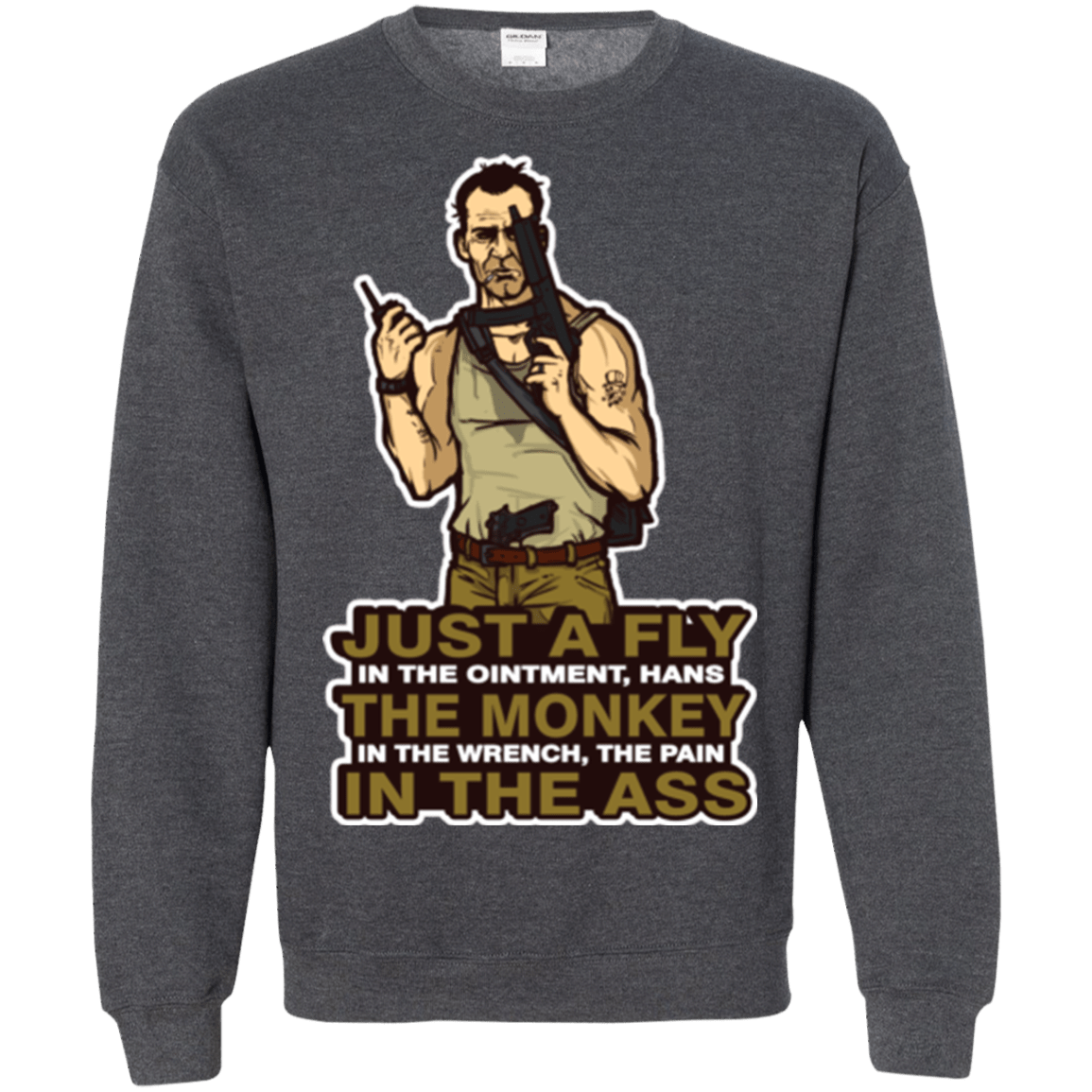 Sweatshirts Dark Heather / Small Fly In The Ointment Crewneck Sweatshirt